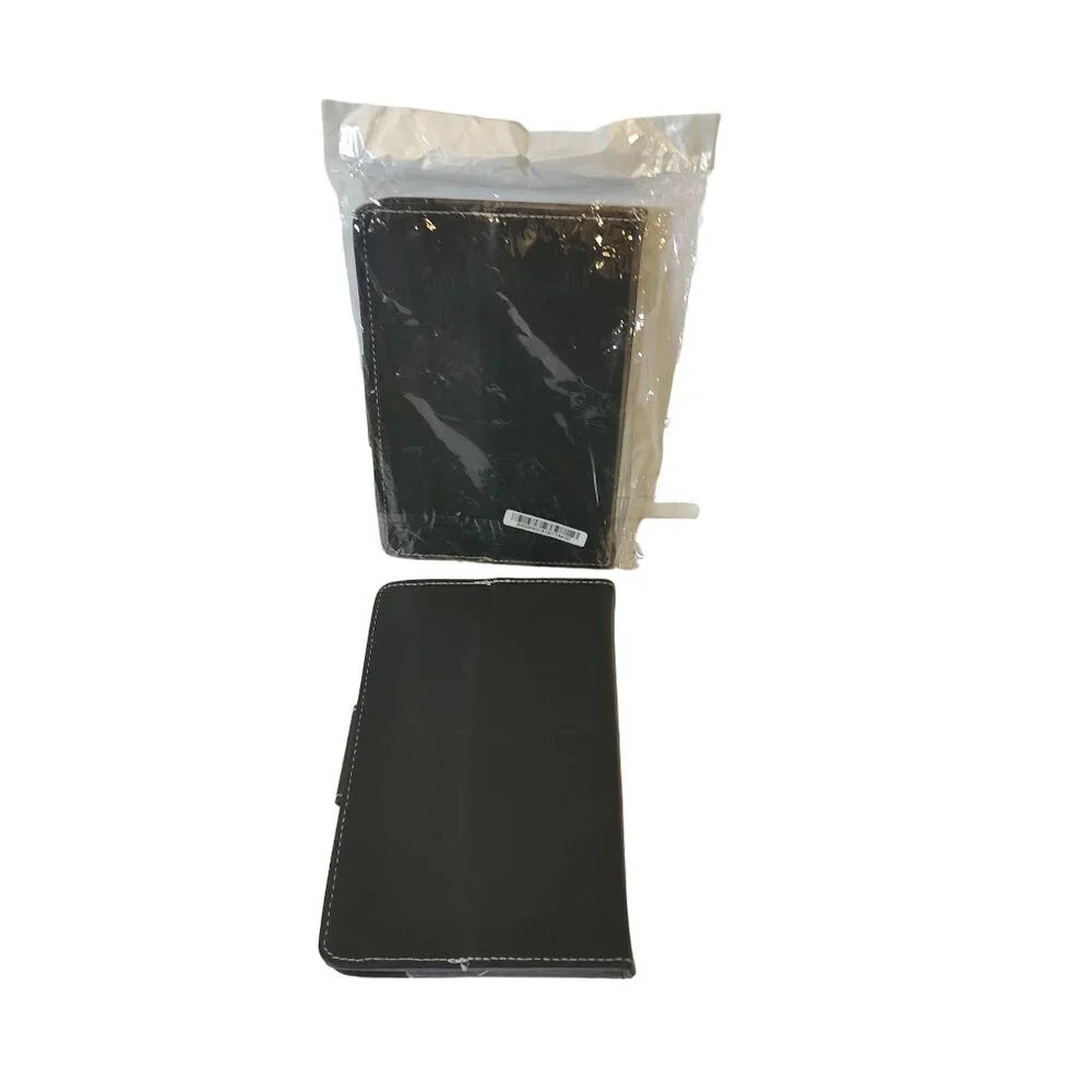 N/A black leather